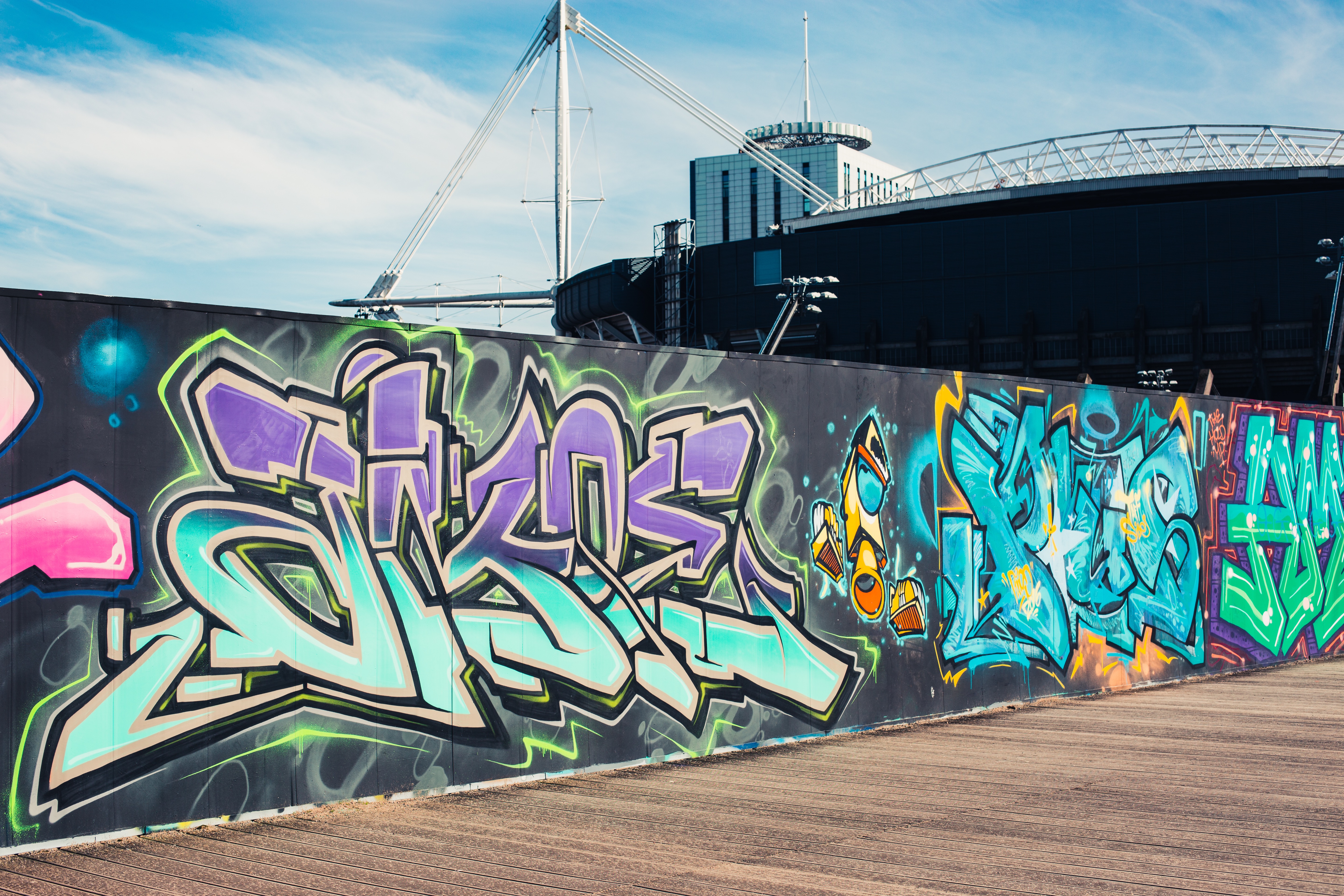 RIP Cardiff's Millennium Walk graffiti wall | We Are Cardiff